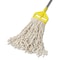 Rubbermaid Commercial 1 in Cut-End Wet Mop, White, Cotton, PK12, FGF11800WH00 FGF11800WH00 - alternate 2